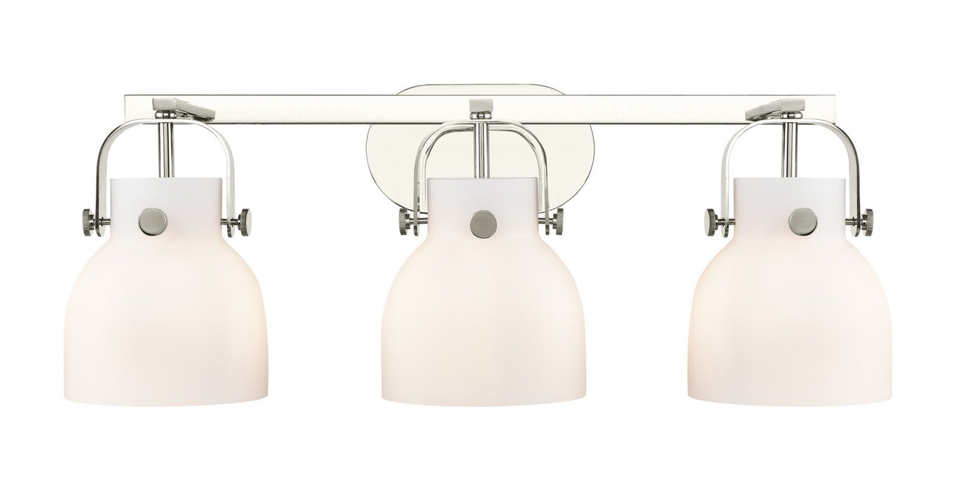 Innovations 423-3W-PN-G412-6WH LED Bath Vanity, Polished Nickel