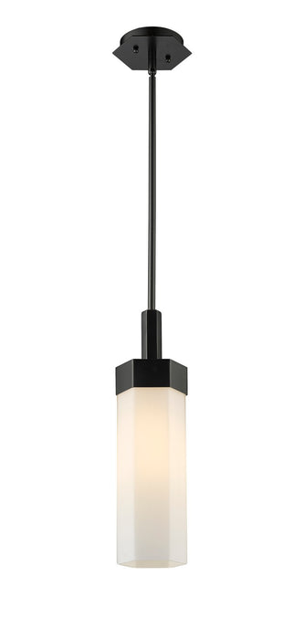 Innovations 427-1S-BK-G427-14WH LED Pendant, Matte Black