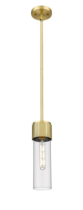 Innovations 428-1S-BB-G428-12CL LED Pendant, Brushed Brass