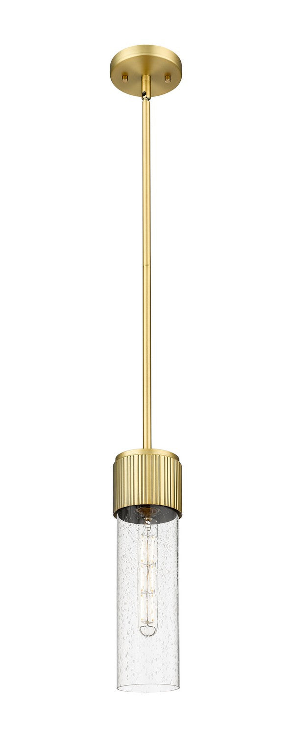 Innovations 428-1S-BB-G428-12SDY LED Pendant, Brushed Brass