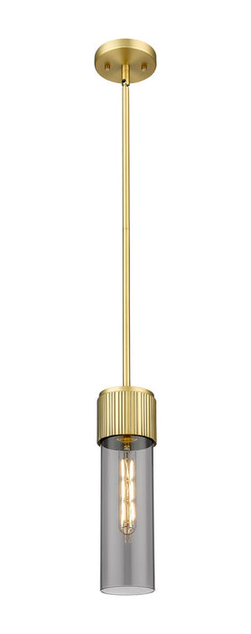 Innovations 428-1S-BB-G428-12SM LED Pendant, Brushed Brass