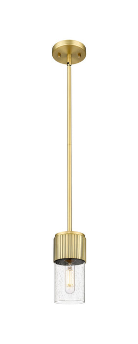 Innovations 428-1S-BB-G428-7SDY LED Pendant, Brushed Brass