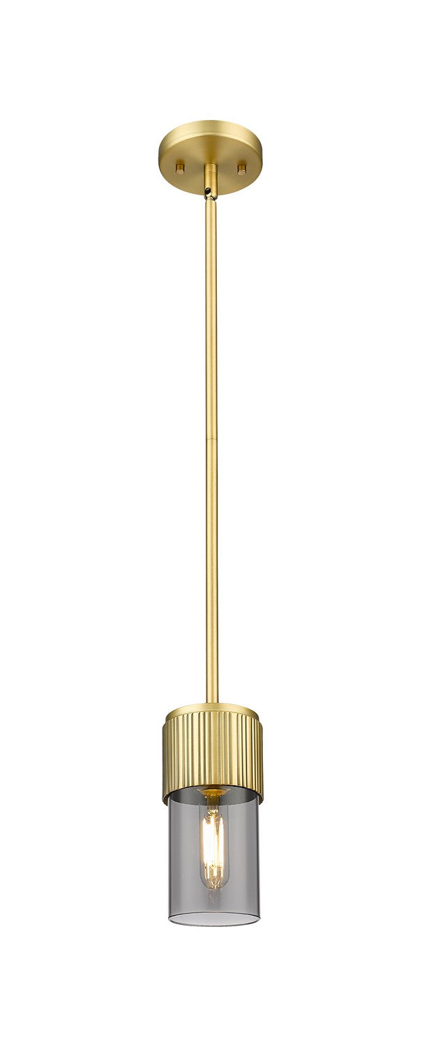Innovations 428-1S-BB-G428-7SM LED Pendant, Brushed Brass