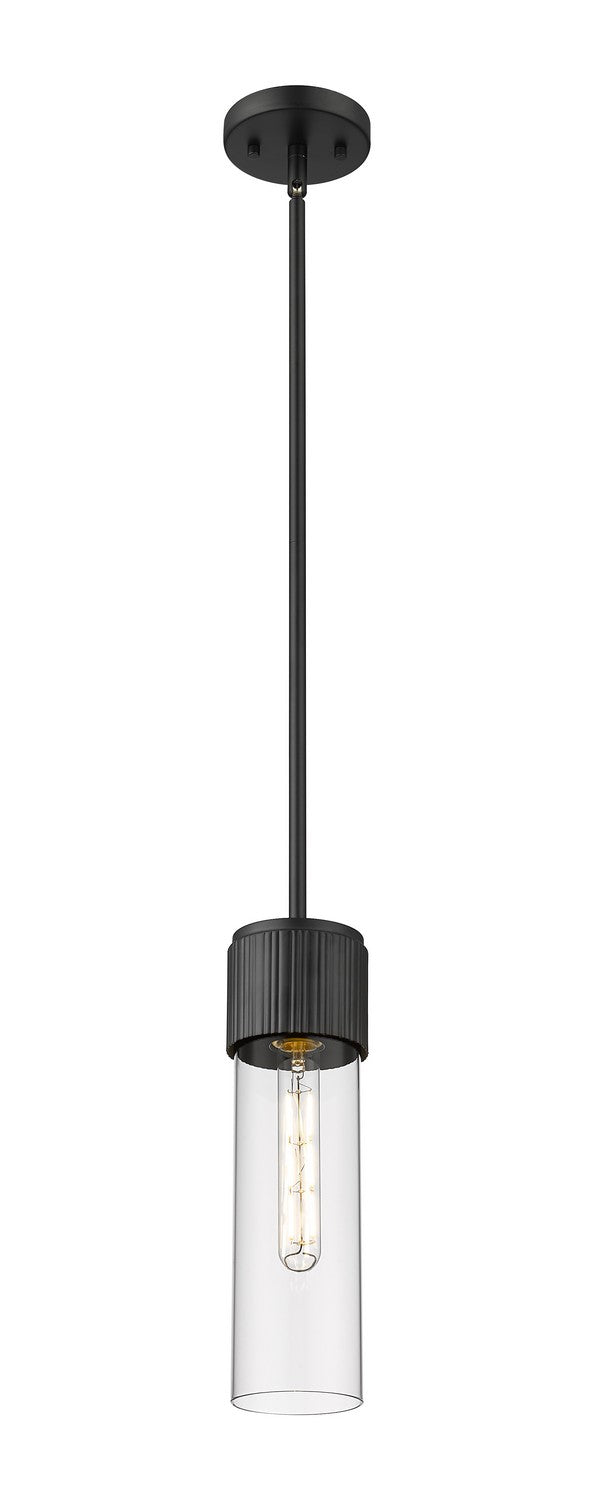 Innovations 428-1S-BK-G428-12CL LED Pendant, Matte Black