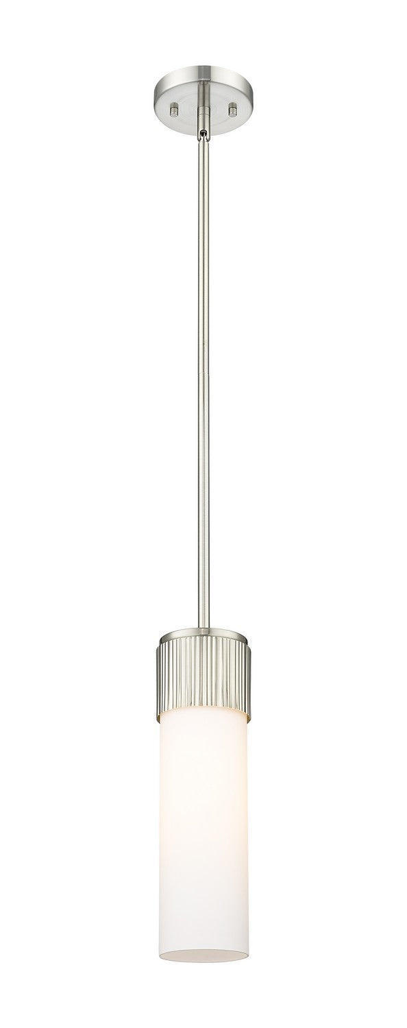 Innovations 428-1S-SN-G428-12WH LED Pendant, Satin Nickel