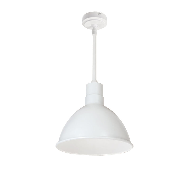 Nora Lighting NRLM-10ST3040WWLE4/36 Stem Mounted LED Shade, White Outer / White Inner