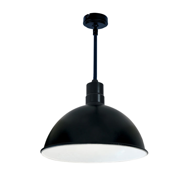 Nora Lighting NRLM-16ST3840BWLE4/24 Stem Mounted LED Shade, Black Outer / White Inner