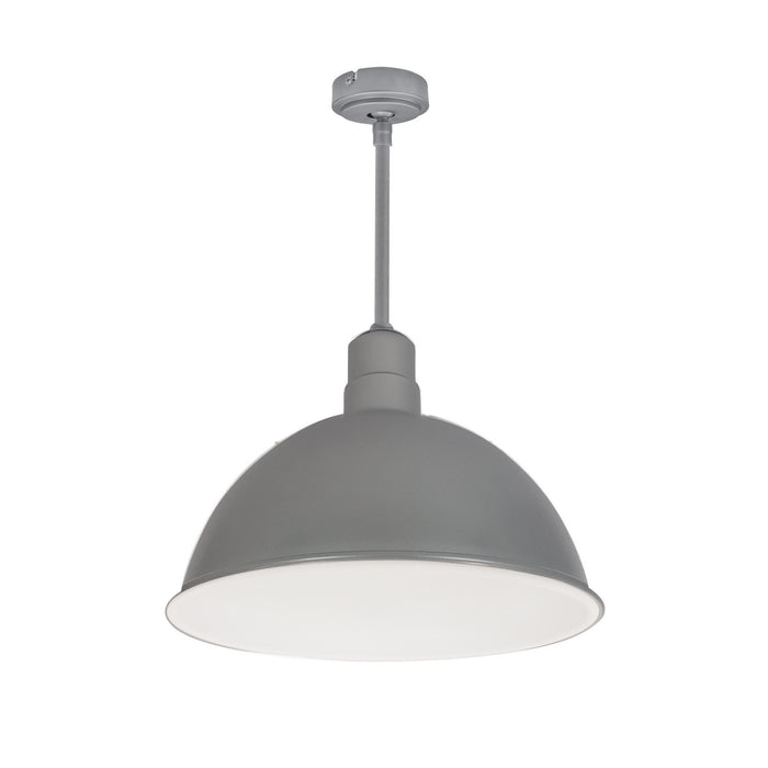 Nora Lighting NRLM-16ST3840GMWLE4/36 Stem Mounted LED Shade, Gun Metal Outer / White Inner
