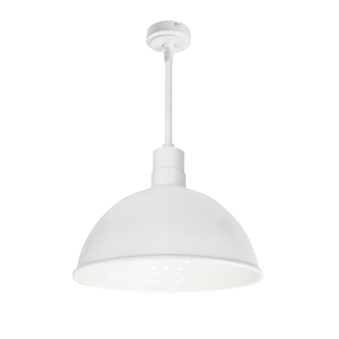 Nora Lighting NRLM-16ST3840WWLE4/12 Stem Mounted LED Shade, White Outer / White Inner