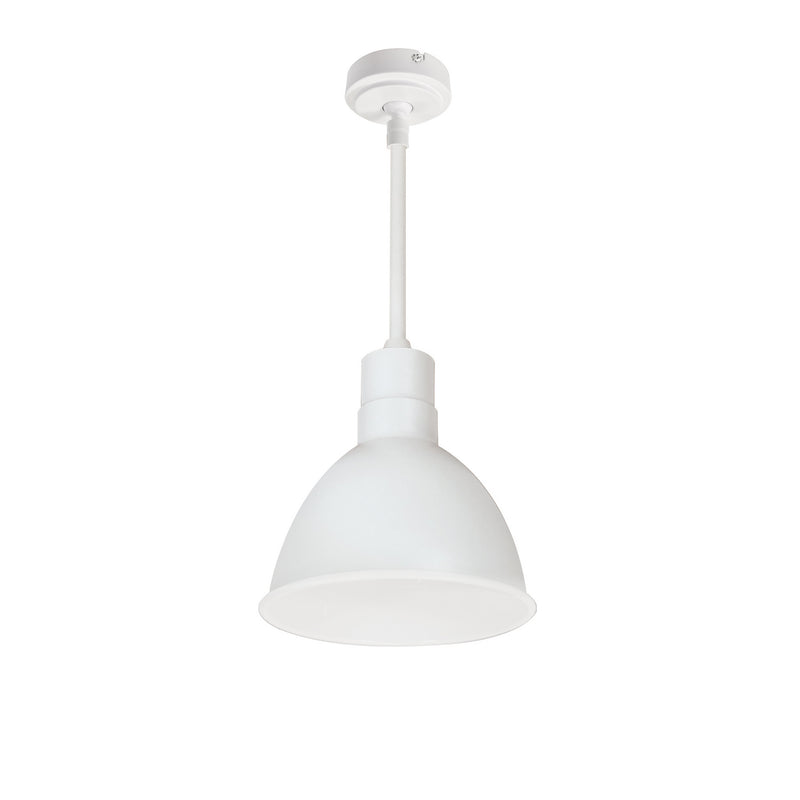Nora Lighting NRLM-8ST1835WWLE4/96 Stem Mounted LED Shade, White Outer / White Inner