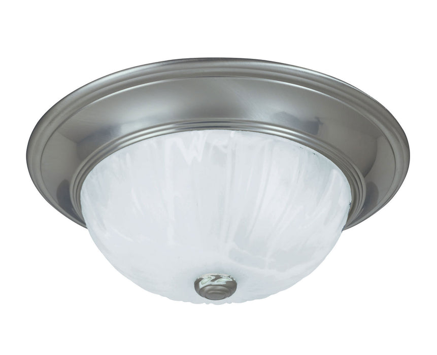 Savoy House 6-13264-13-SN Two Light Flush Mount, Satin Nickel