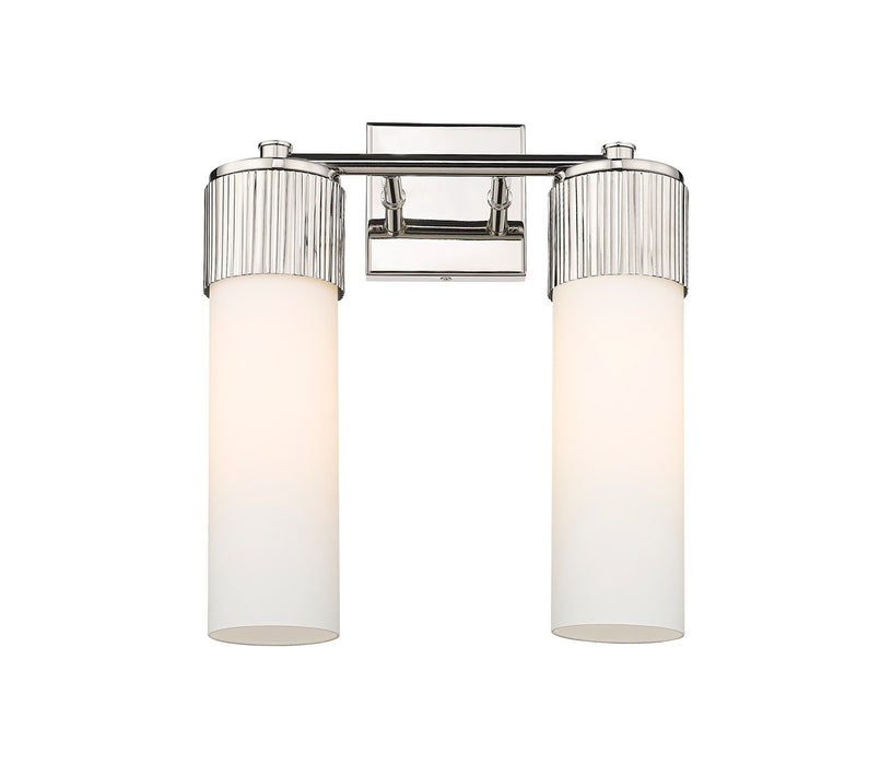 Innovations 428-2W-PN-G428-12WH LED Bath Vanity, Polished Nickel