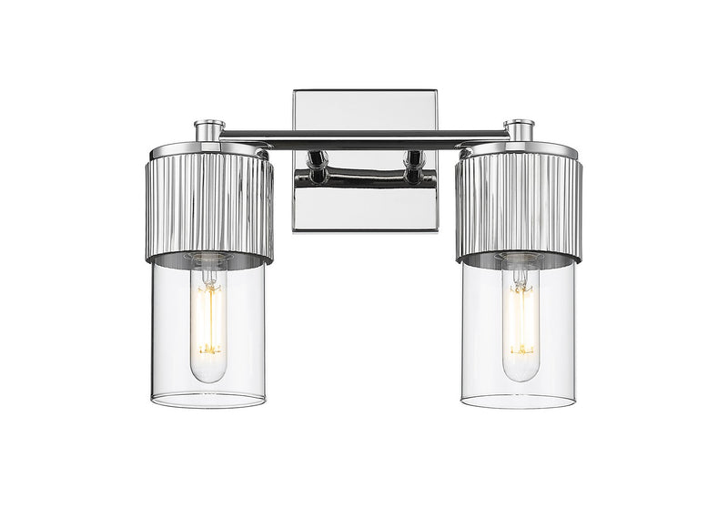 Innovations 428-2W-PN-G428-7CL LED Bath Vanity, Polished Nickel