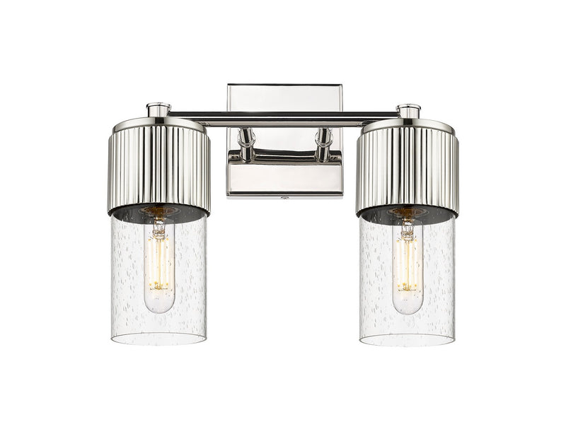Innovations 428-2W-PN-G428-7SDY LED Bath Vanity, Polished Nickel