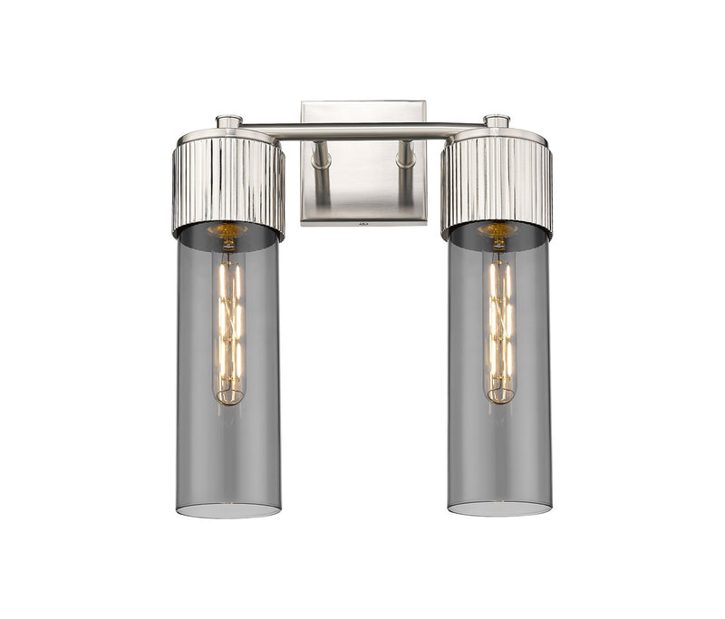 Innovations 428-2W-SN-G428-12SM LED Bath Vanity, Satin Nickel