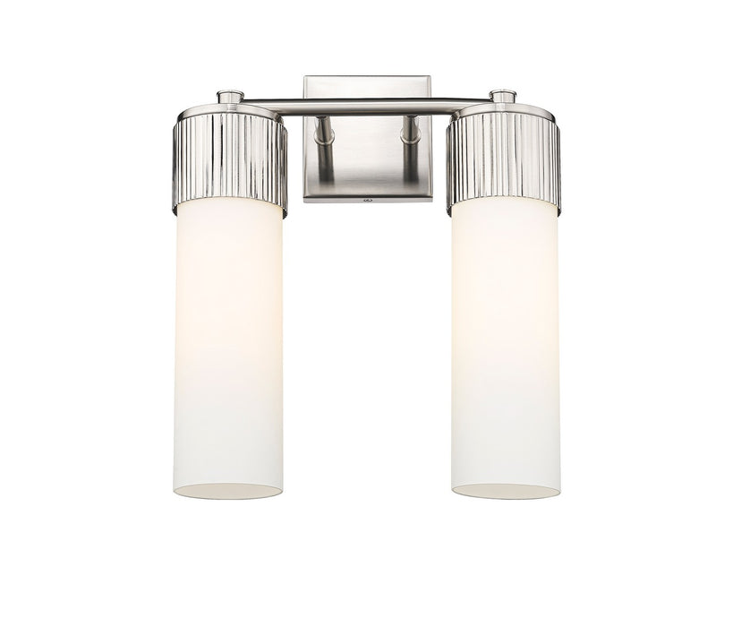 Innovations 428-2W-SN-G428-12WH LED Bath Vanity, Satin Nickel