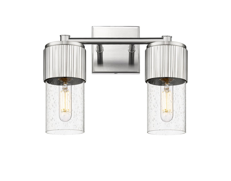 Innovations 428-2W-SN-G428-7SDY LED Bath Vanity, Satin Nickel