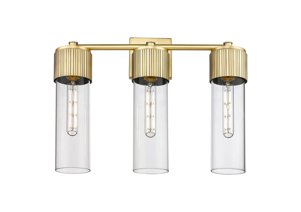 Innovations 428-3W-BB-G428-12CL LED Bath Vanity, Brushed Brass