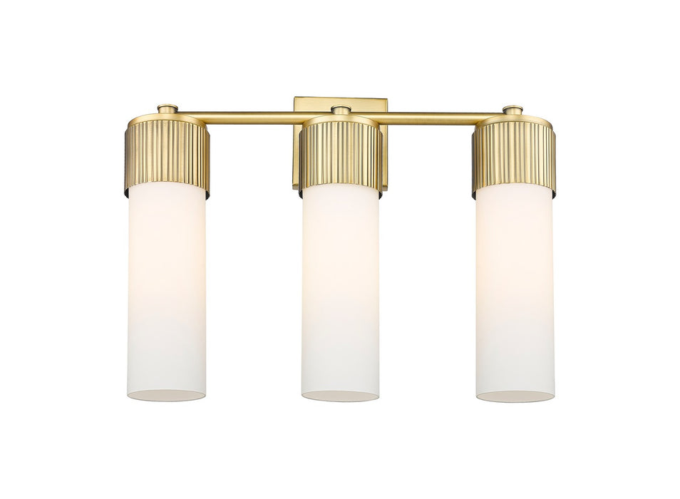 Innovations 428-3W-BB-G428-12WH LED Bath Vanity, Brushed Brass