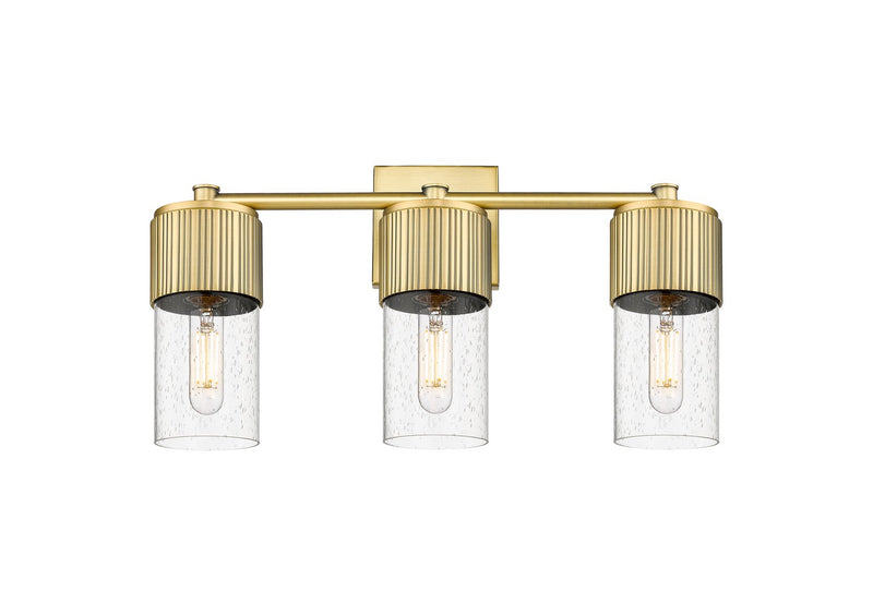 Innovations 428-3W-BB-G428-7SDY LED Bath Vanity, Brushed Brass