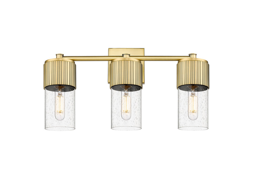 Innovations 428-3W-BB-G428-7SDY LED Bath Vanity, Brushed Brass