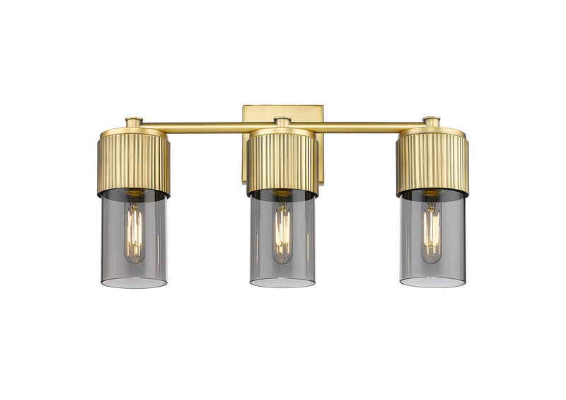 Innovations 428-3W-BB-G428-7SM LED Bath Vanity, Brushed Brass