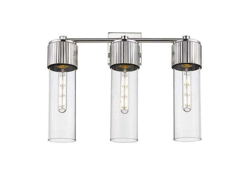 Innovations 428-3W-PN-G428-12CL LED Bath Vanity, Polished Nickel