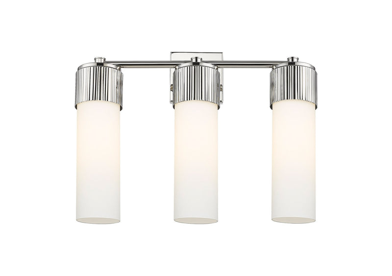 Innovations 428-3W-PN-G428-12WH LED Bath Vanity, Polished Nickel