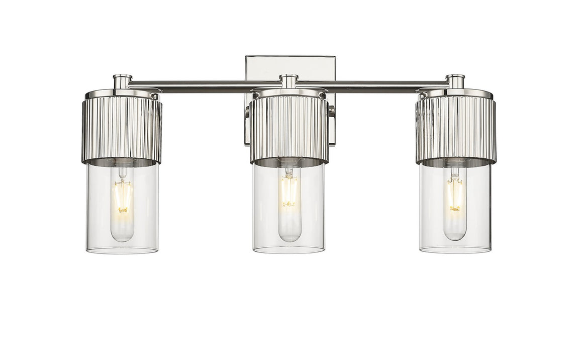 Innovations 428-3W-PN-G428-7CL LED Bath Vanity, Polished Nickel