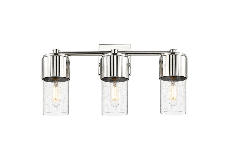 Innovations 428-3W-PN-G428-7SDY LED Bath Vanity, Polished Nickel