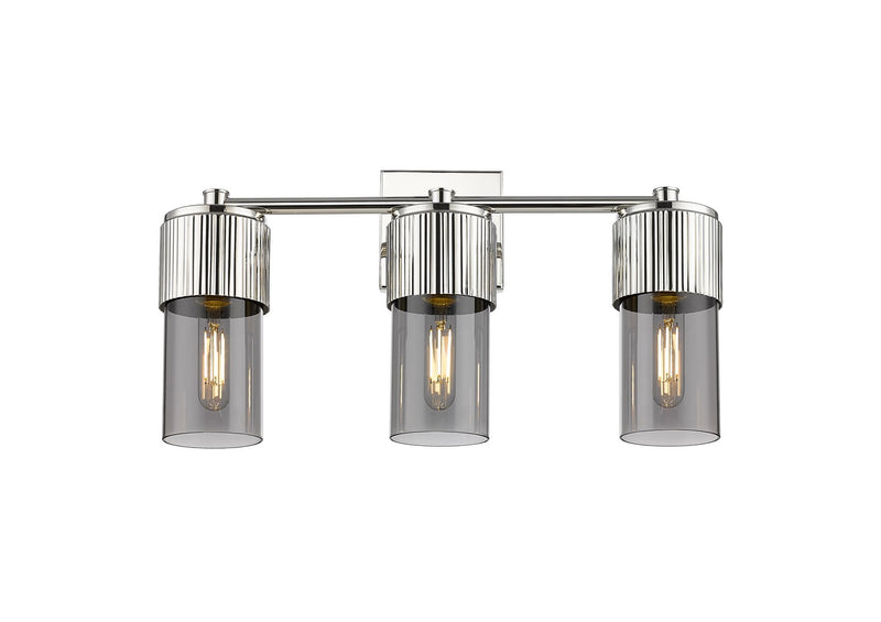 Innovations 428-3W-PN-G428-7SM LED Bath Vanity, Polished Nickel
