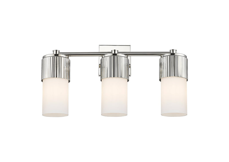 Innovations 428-3W-PN-G428-7WH LED Bath Vanity, Polished Nickel