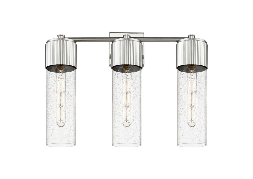 Innovations 428-3W-SN-G428-12SDY LED Bath Vanity, Satin Nickel