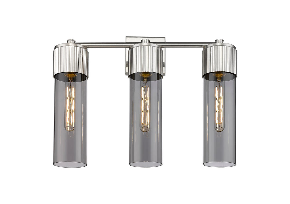 Innovations 428-3W-SN-G428-12SM LED Bath Vanity, Satin Nickel