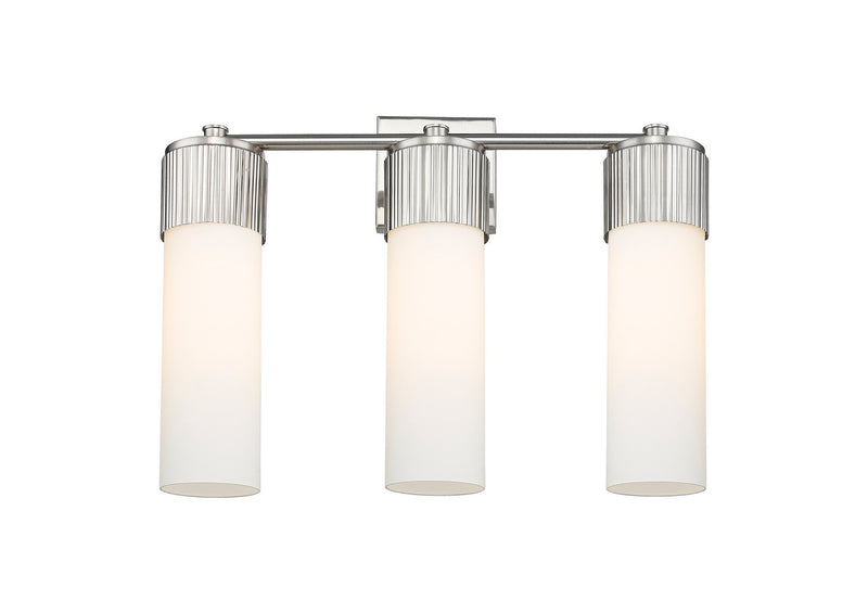 Innovations 428-3W-SN-G428-12WH LED Bath Vanity, Satin Nickel