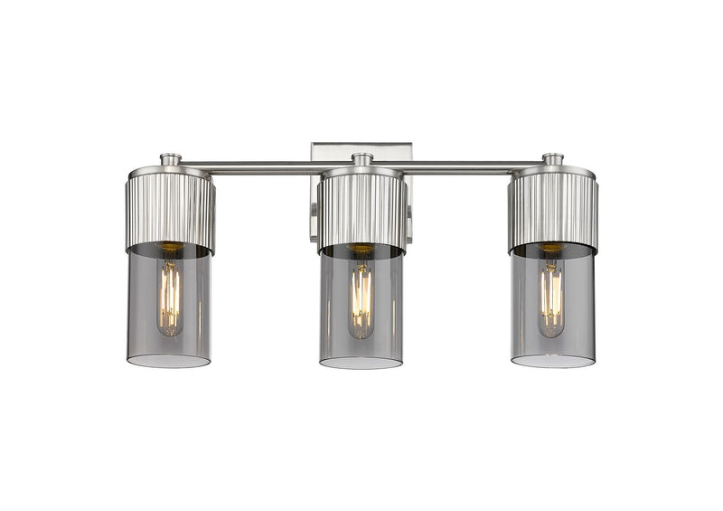 Innovations 428-3W-SN-G428-7SM LED Bath Vanity, Satin Nickel