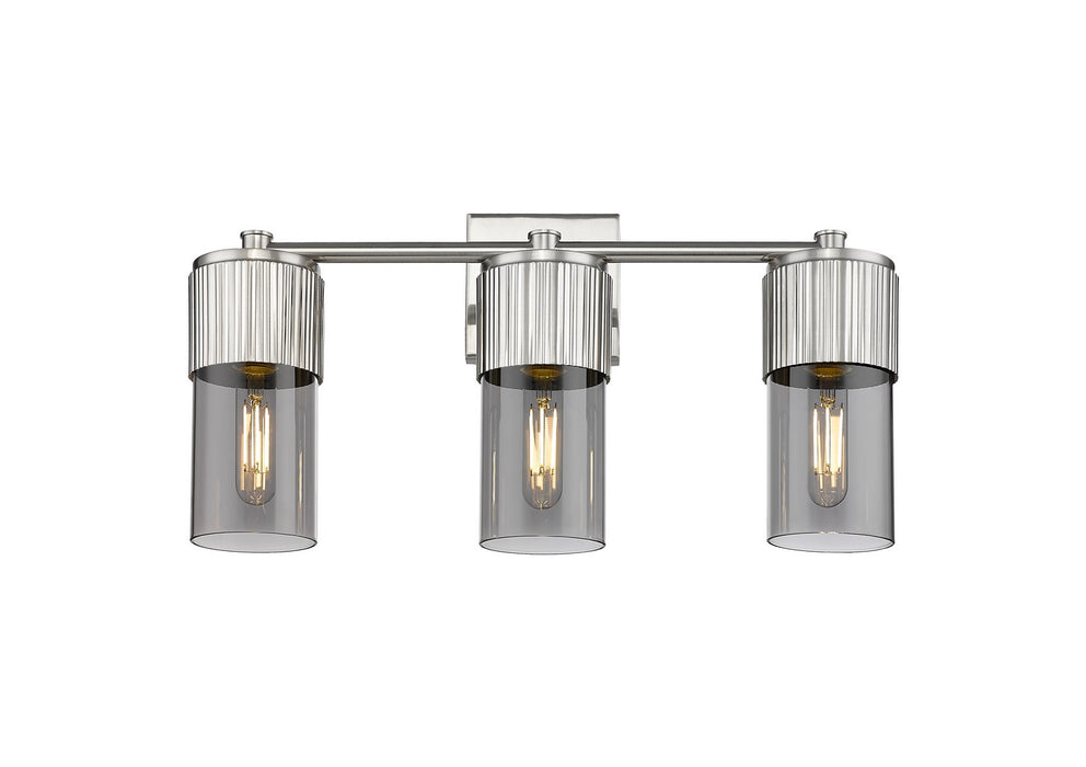 Innovations 428-3W-SN-G428-7SM LED Bath Vanity, Satin Nickel