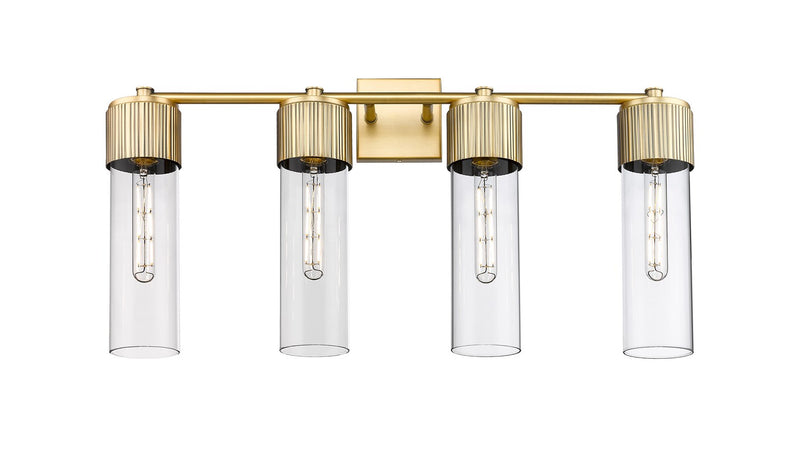 Innovations 428-4W-BB-G428-12CL LED Bath Vanity, Brushed Brass