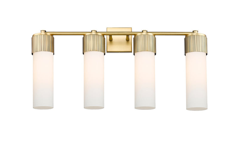 Innovations 428-4W-BB-G428-12WH LED Bath Vanity, Brushed Brass
