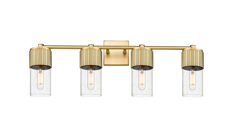 Innovations 428-4W-BB-G428-7SDY LED Bath Vanity, Brushed Brass
