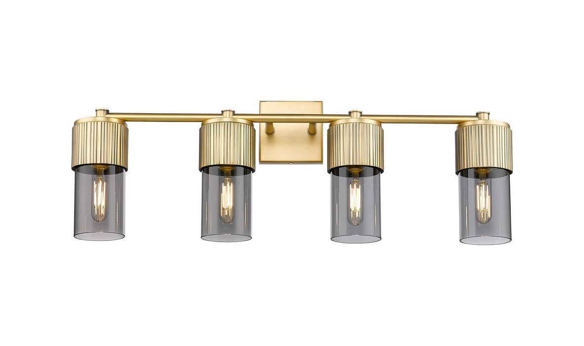 Innovations 428-4W-BB-G428-7SM LED Bath Vanity, Brushed Brass