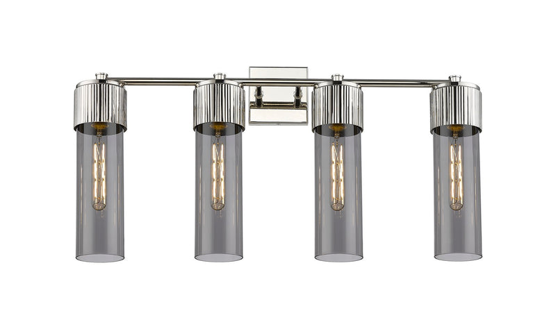 Innovations 428-4W-PN-G428-12SM LED Bath Vanity, Polished Nickel