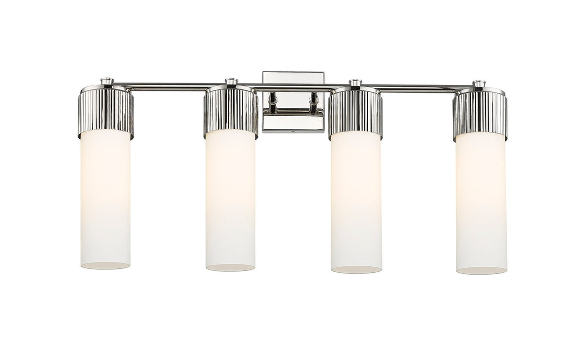 Innovations 428-4W-PN-G428-12WH LED Bath Vanity, Polished Nickel