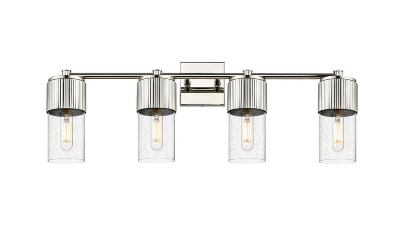 Innovations 428-4W-PN-G428-7SDY LED Bath Vanity, Polished Nickel