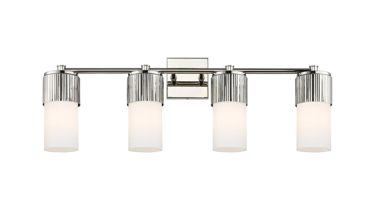 Innovations 428-4W-PN-G428-7WH LED Bath Vanity, Polished Nickel
