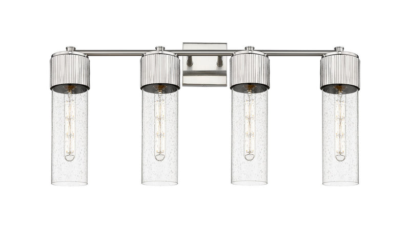Innovations 428-4W-SN-G428-12SDY LED Bath Vanity, Satin Nickel