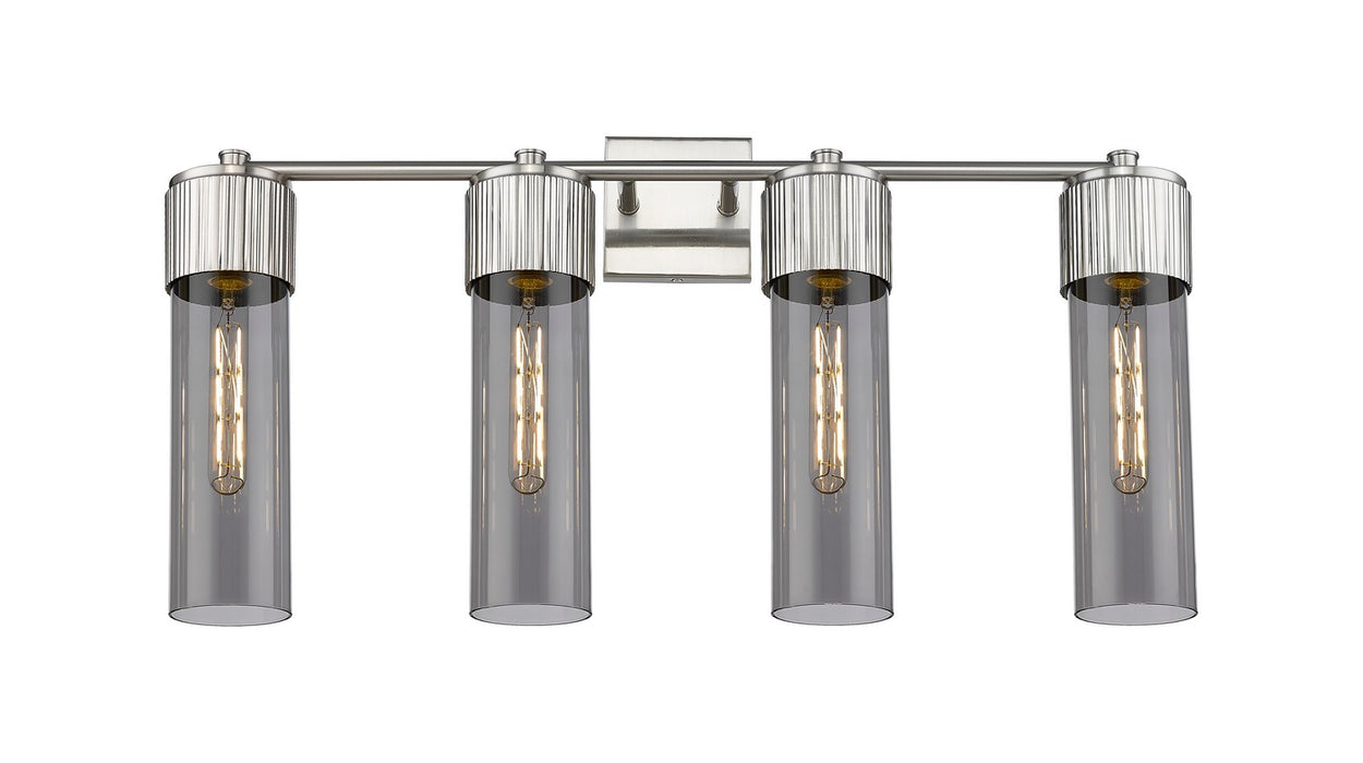 Innovations 428-4W-SN-G428-12SM LED Bath Vanity, Satin Nickel