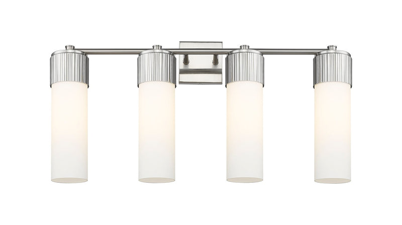 Innovations 428-4W-SN-G428-12WH LED Bath Vanity, Satin Nickel