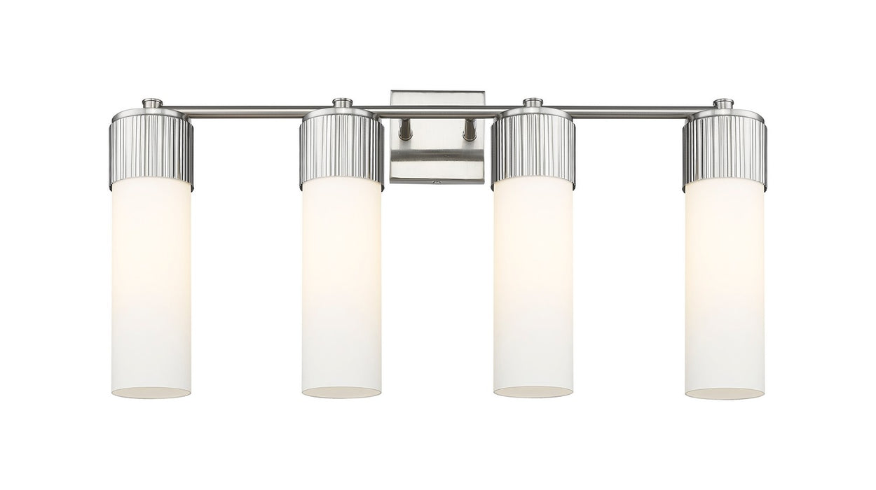 Innovations 428-4W-SN-G428-12WH LED Bath Vanity, Satin Nickel