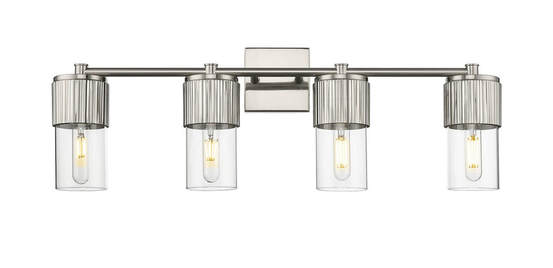 Innovations 428-4W-SN-G428-7CL LED Bath Vanity, Satin Nickel
